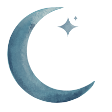 crescent decorative moon